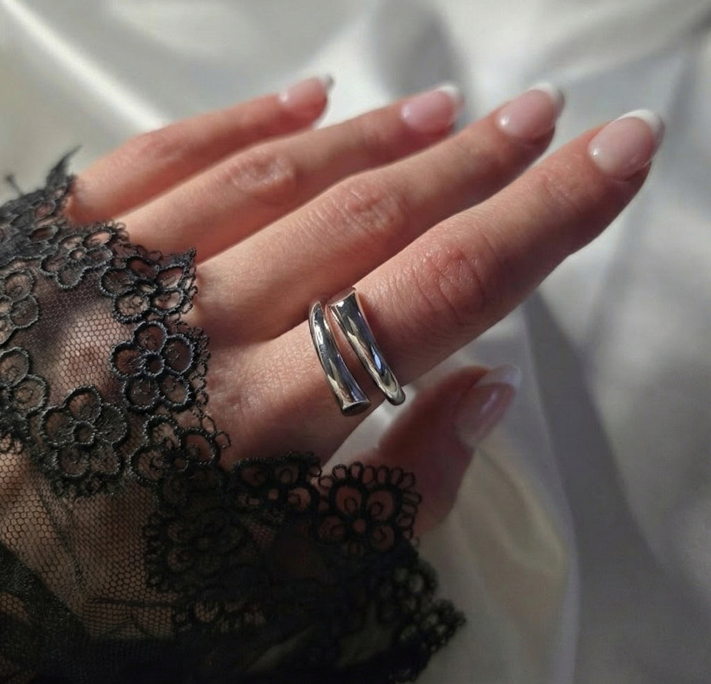 Bague INSOLENTE (T.réglable 52+) Argent 925
