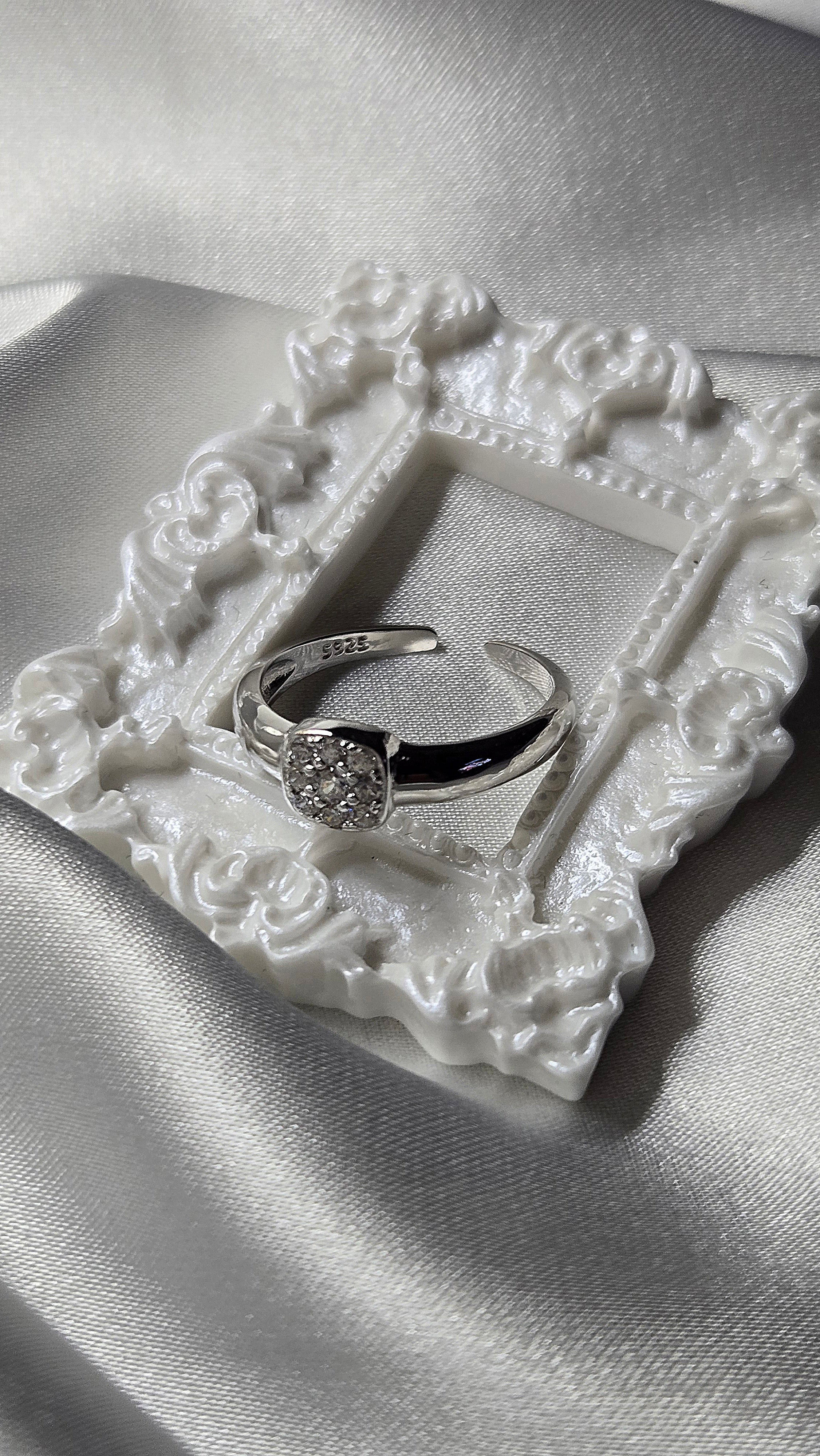 Bague PROMESSE (T.réglable 53-56)Argent 925