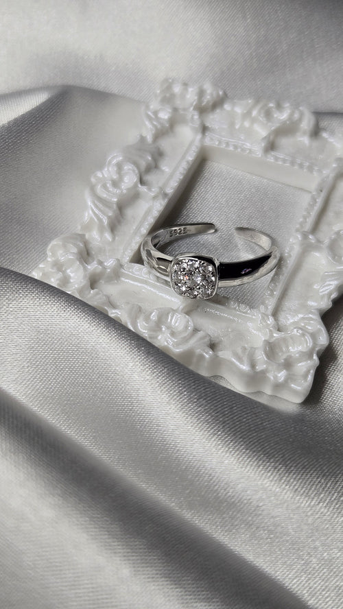 Bague PROMESSE (T.réglable 53-54)Argent 925