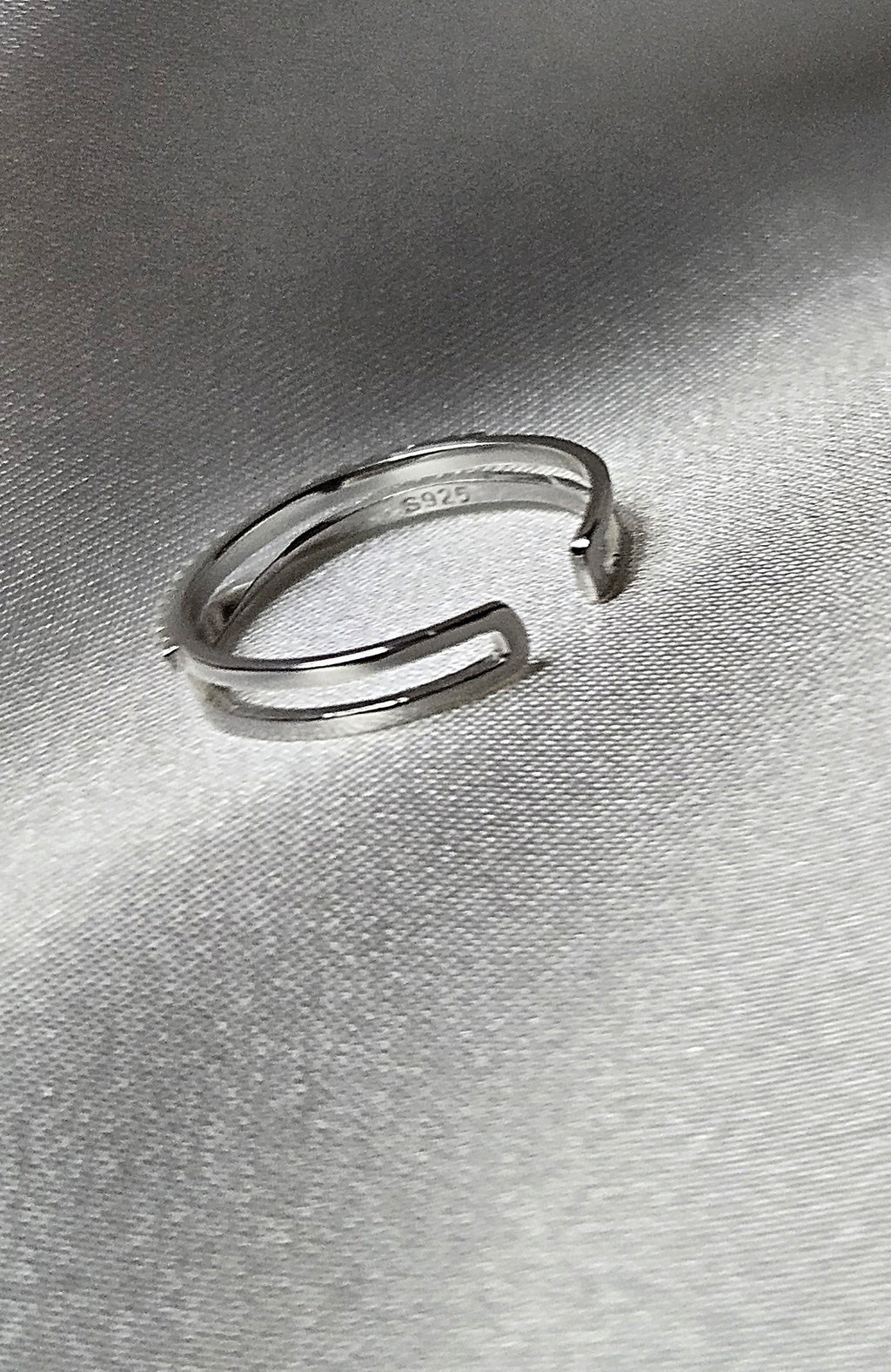 Bague PURE (T.réglable 49-53) Argent 925