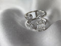 Bague CRISTALIA (T.réglable 50-54) Argent 925