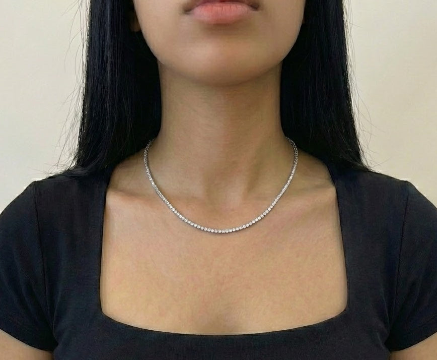 Collier tennis ÉCLAT Argent 925