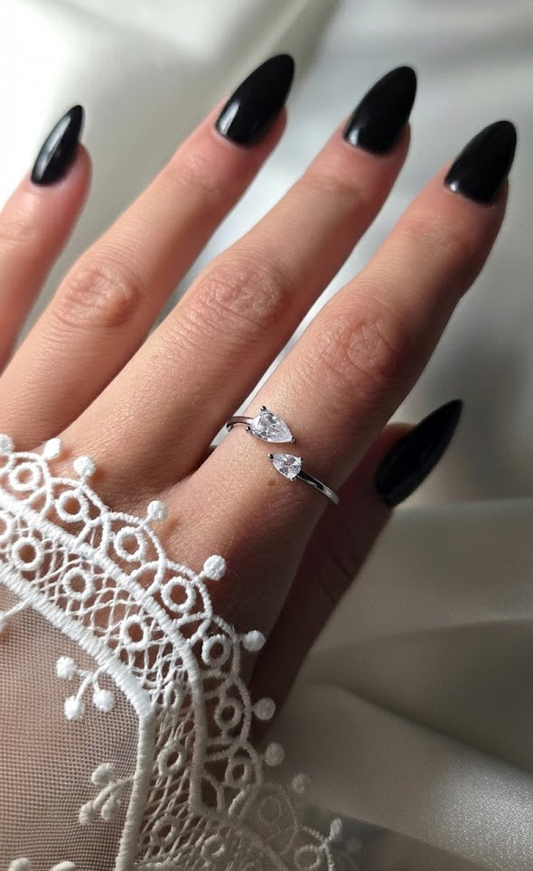Bague ÉTREINTE (T.réglable 49-53)Argent 925