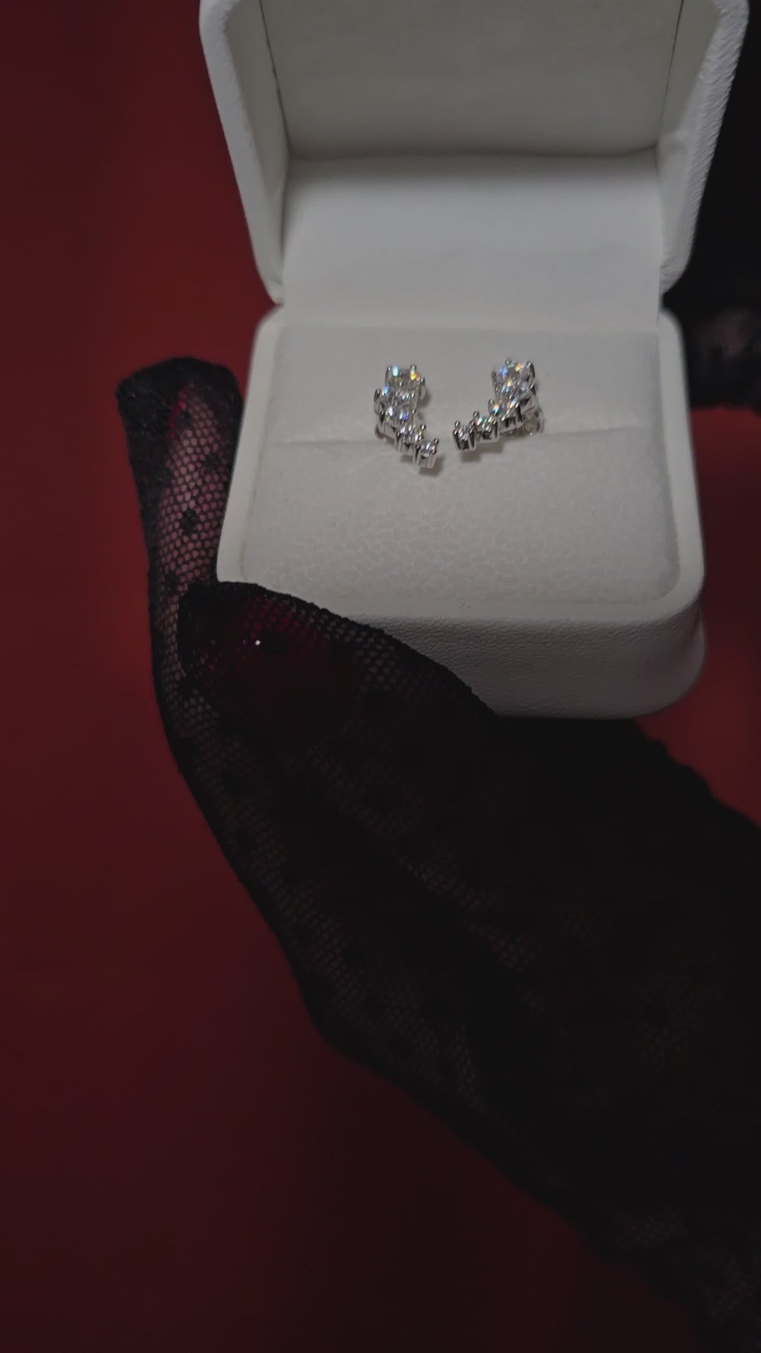 Boucles d'oreilles BELLA  Moissanite