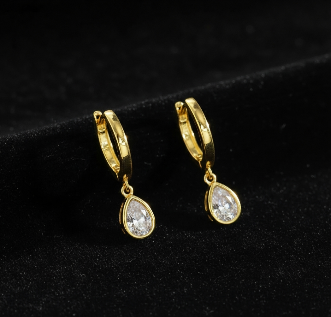Créoles Luz Moissanite Dorées