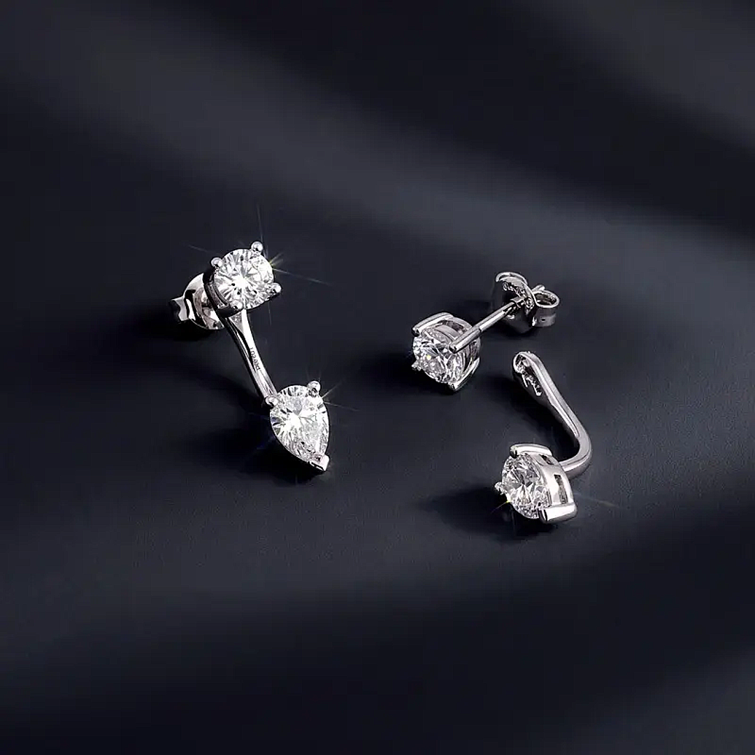 Boucles d'oreilles EVE Moissanite