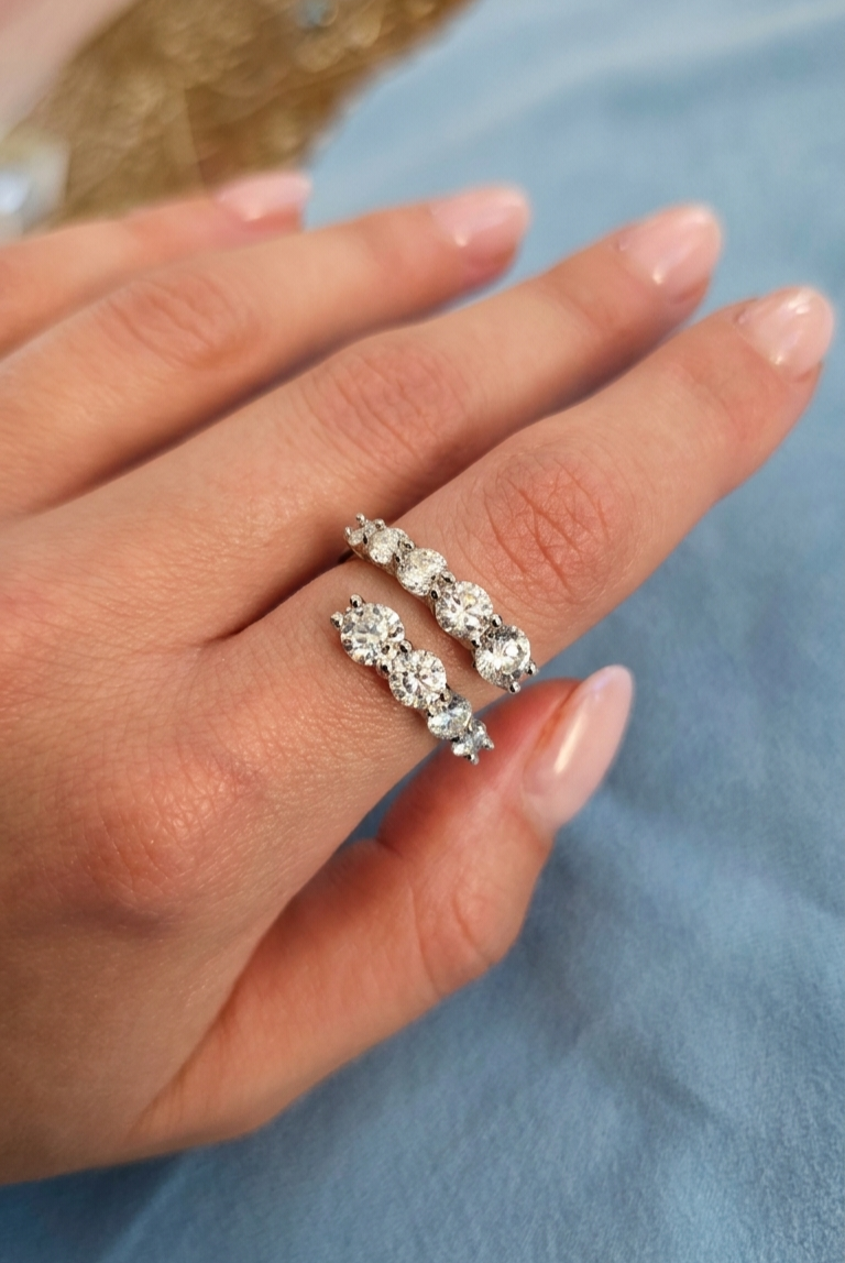 Bague SYMPHONIE Moissanite