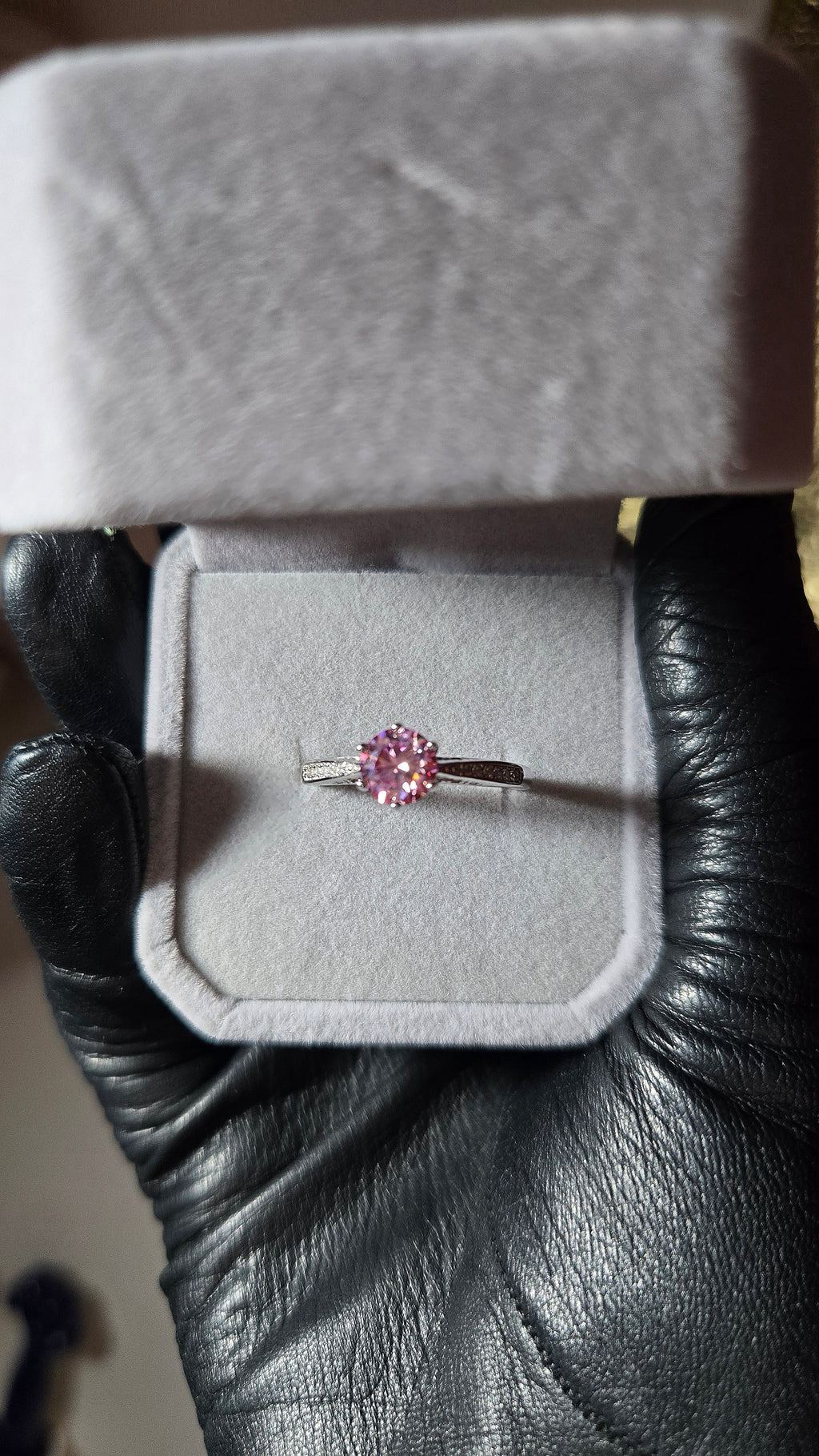 Solitaire REINA Moissanite (T.réglable)