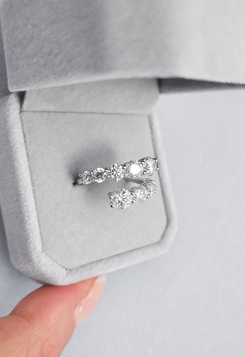 Bague SYMPHONIE Moissanite