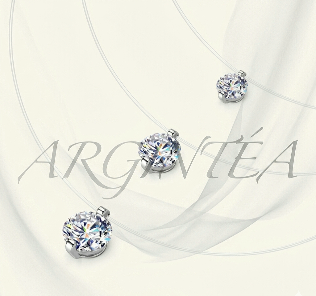 Illusion – Collier Fil Invisible en Moissanite