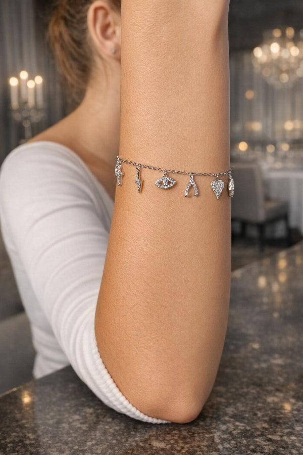 Bracelet HARMONIE Argent&Zirconium