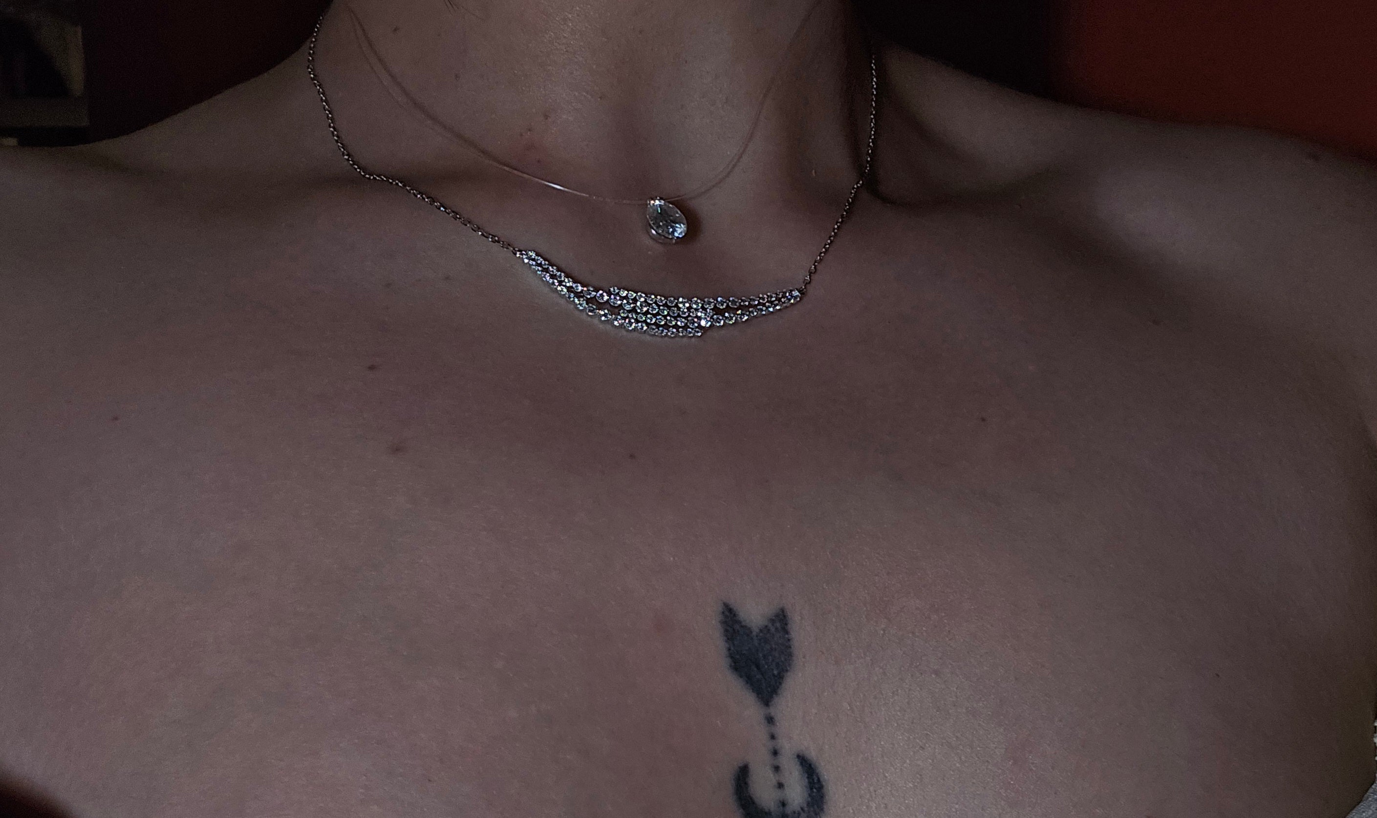 Collier SI Moissanite